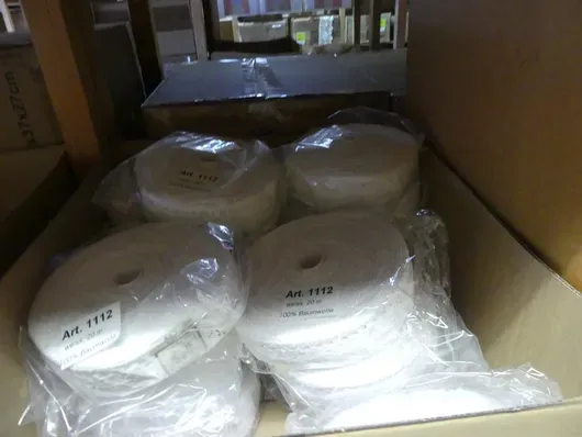 Lot dantelă, crem, 100 % bumbac