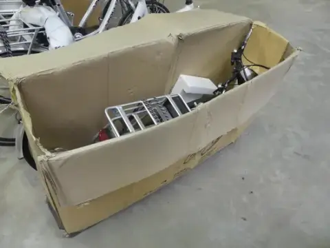 Elektrikli bisiklet, aküsüz, kutusunda