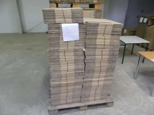 纸箱混合批次