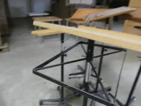 5 adet tekerlekli rahle