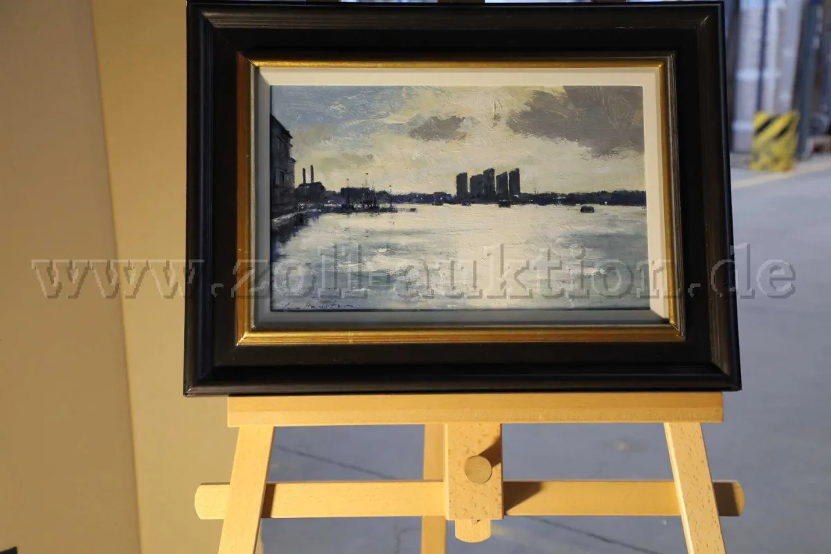 1 Gemälde " Looking into the light, Mid Stream at Battersea "