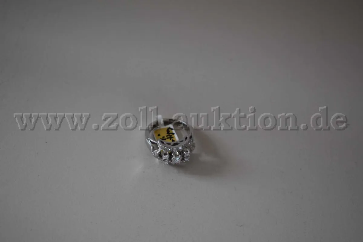 1 witgouden ring 585 witgoud 7,7 gram