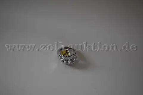 1 hvidguldsring 585 hvidguld 7,7 gram