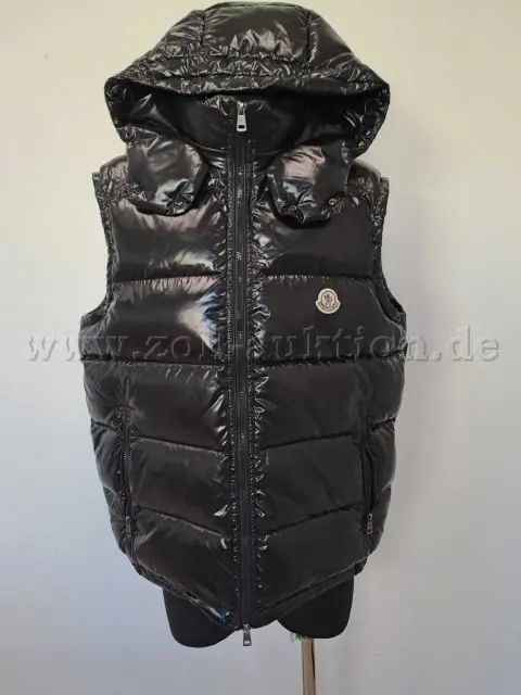 1 оригінальна пухова куртка Moncler без рукавів, розмір 5 (XL)