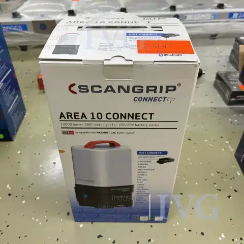 Proiector de șantier cu acumulator SCANGRIP Area 10 Connect