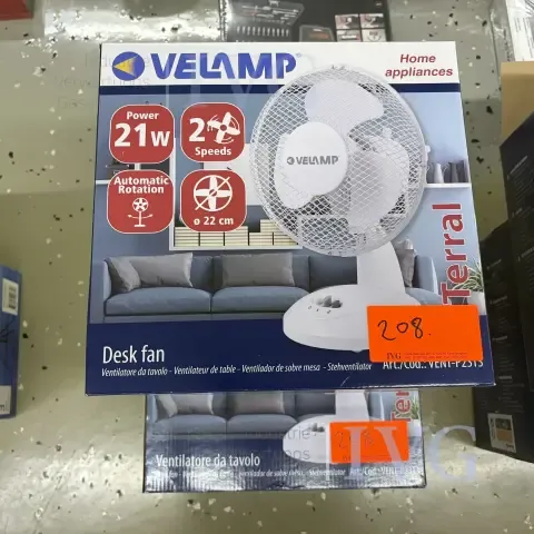 VELAMP VENT-P23T3 masa vantilatörleri