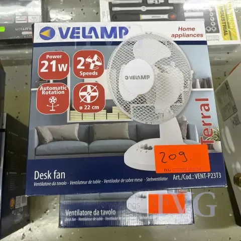 Bordvifter VELAMP VENT-P23T3