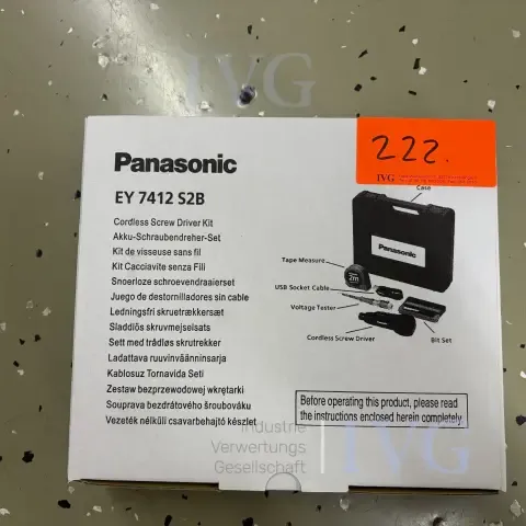 PANASONIC EY 7412 S2B 充电式螺丝刀套装