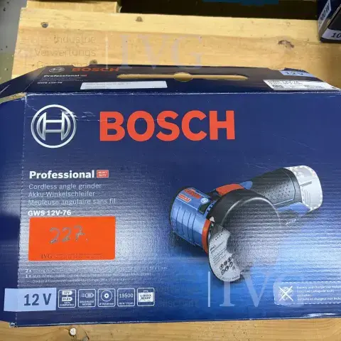 बैटरी एंगल ग्राइंडर BOSCH GWS 12V-76