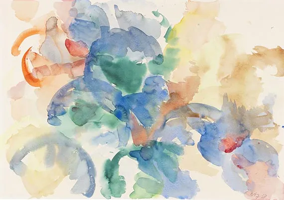 Ernst Wilhelm Nay, Bez naslova, 1958