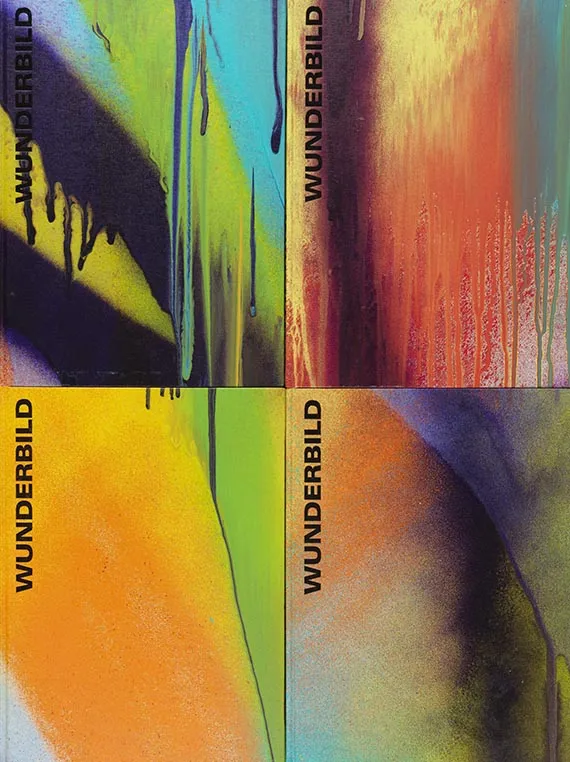 Katharina Grosse, Wunderbild. 4 copertine realizzate singolarmente