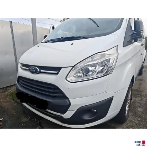 FORD Transit Custom, blanco, varios daños previos