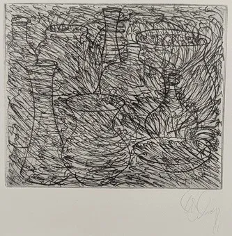 CRAGG, TONY. "Das Nebelige", 1994, acquaforte.