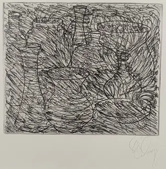 CRAGG, TONY. "Das Nebelige", 1994, radering.