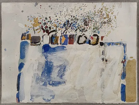 KOLLER, OSKAR. 无题，1969，综合材料/ 拼贴。