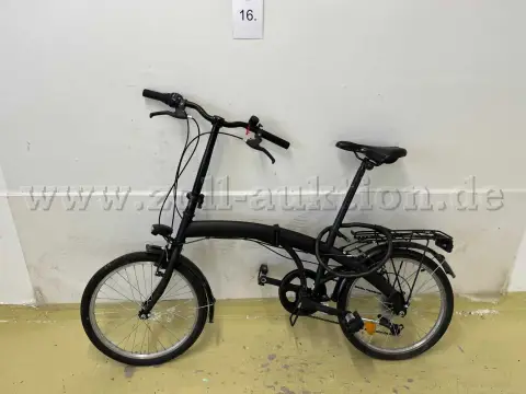 1 bicicleta plegable de marca desconocida, 20 pulgadas, altura de cuadro 30 cm