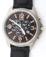 Citizen Eco-Drive Chronograph Titanium，配太阳能驱动 Citizen Eco-Drive 石英机芯