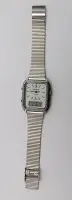 Orologio al quarzo vintage Ana-Digi del marchio Glashütte (GUB) della DDR, con calibro ibrido al quarzo 18-01, funzionante