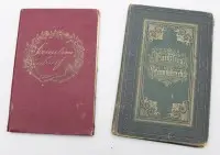 2 familiebøker med diverse innføringer fra 1900 til 1930