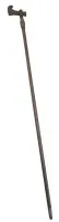 Baston, mâner în formă de topor, bronz, înălțime 99 cm