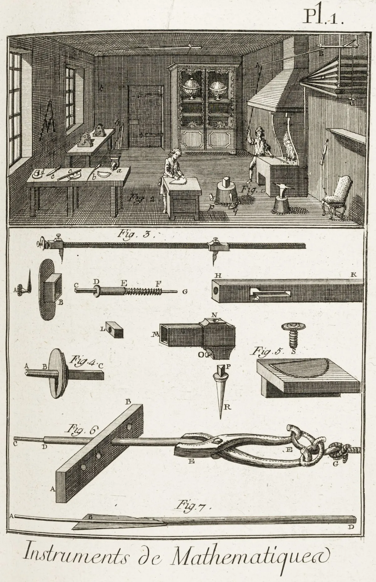 Diderot, Denis 和 J. L. d'Alembert – Recueil de planches, pour la nouvelle édition ou dictionnaire raisonné des sciences, des arts et des…