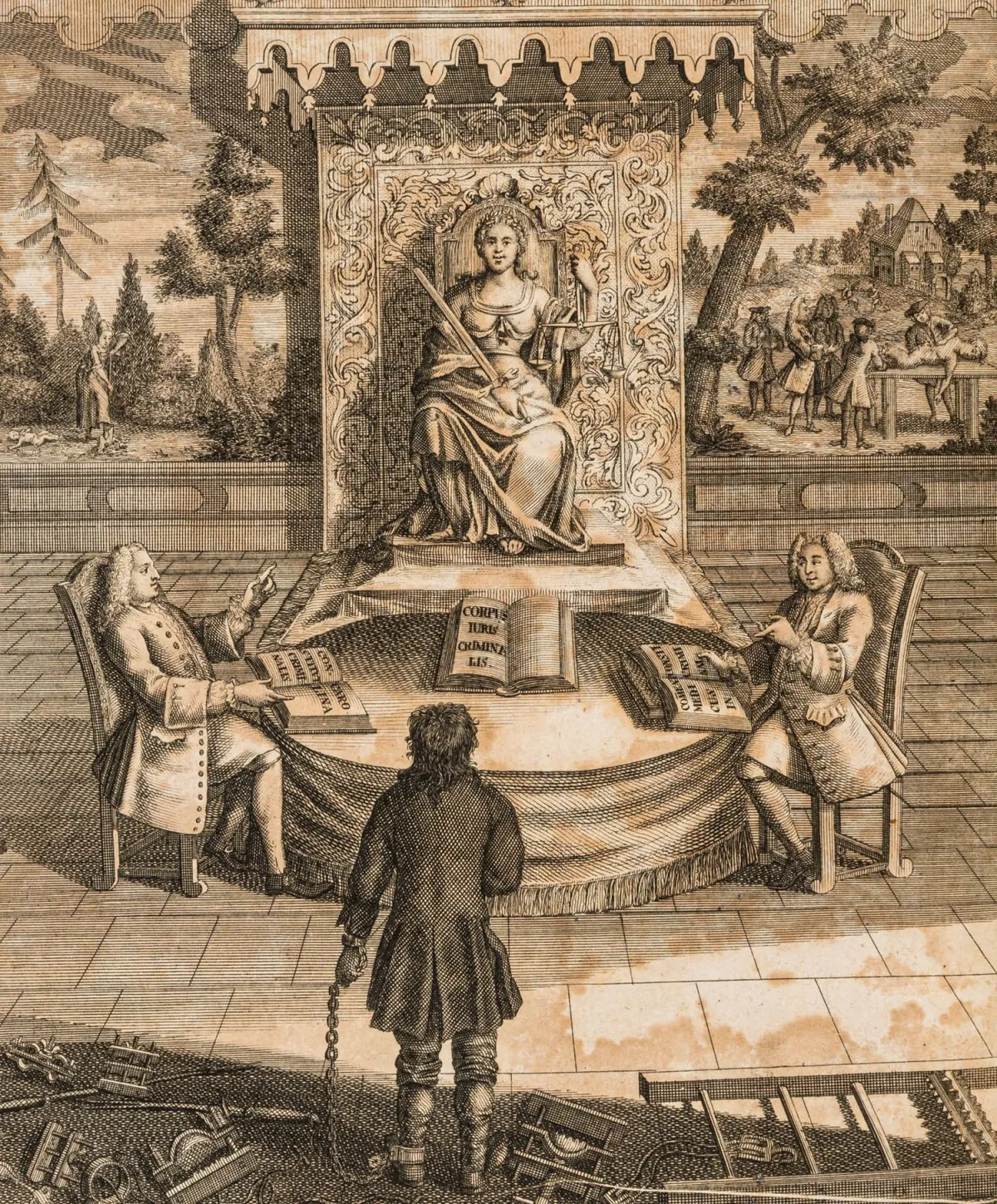 医学 – Alberti, Michael. Commentatio in Constitutionem criminalem Carolinam medica。含雕版卷首画和雕版…