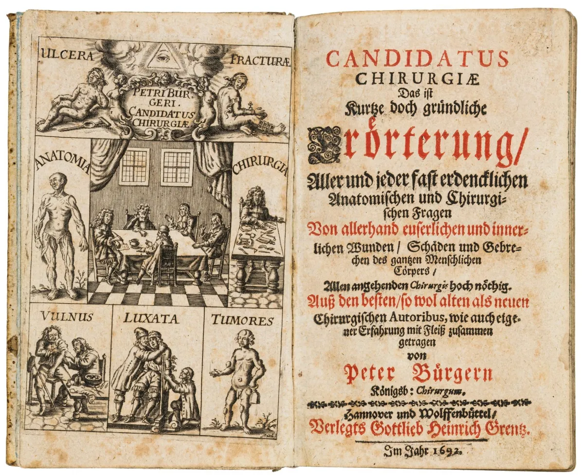 医学 – Bürger, Peter. Candidatus chirurgiae，即对几乎所有可想象的人体外部和内部创伤、损伤与缺陷的解剖学…