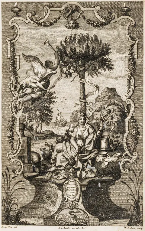Vedlegg: Taxa, sive pretium medicamentorum simplicium et compositorum, In Officinis Pharmaceuticis Augustanis usualium. Med stikk…