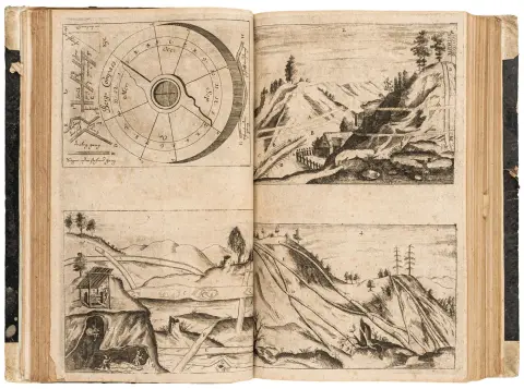 Teknik - Minedrift – Zunner, Johann David (red.). Corpus iuris & systema rerum metallicarum, eller Ny-verfaßtes Berg-Buch…