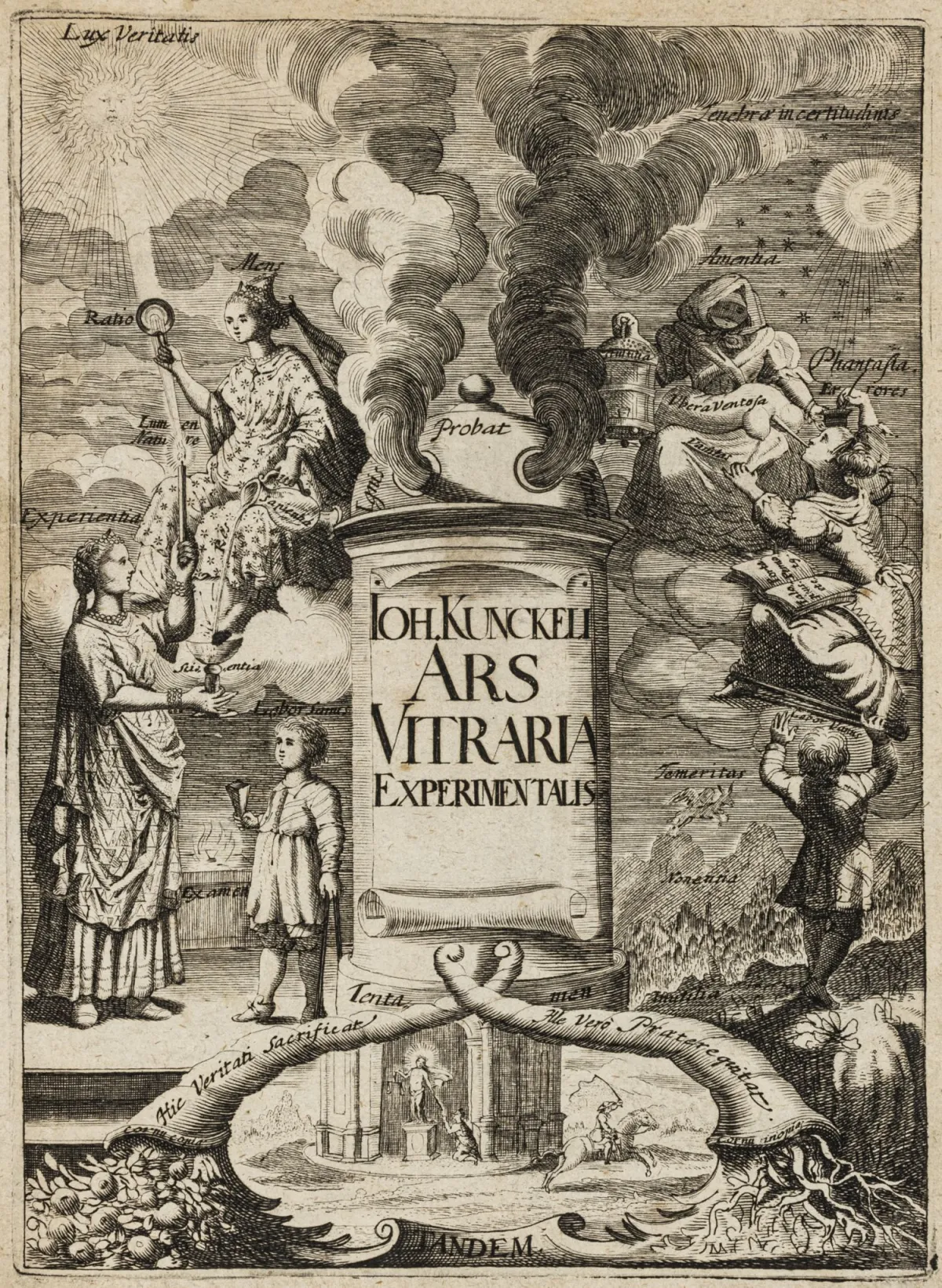 技术 - 手工艺 – Kunckel von Löwenstern, Johann. Ars Vitraria Experimentalis，或完整的玻璃制造技艺 ... 连同第二…