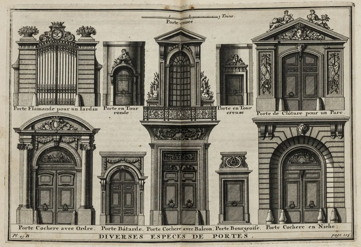 建筑 – Aviler, C. A. d'. Cours d'Architecture qui comprend les ordres de vignole, avec des commentaires, les figures & descriptions…