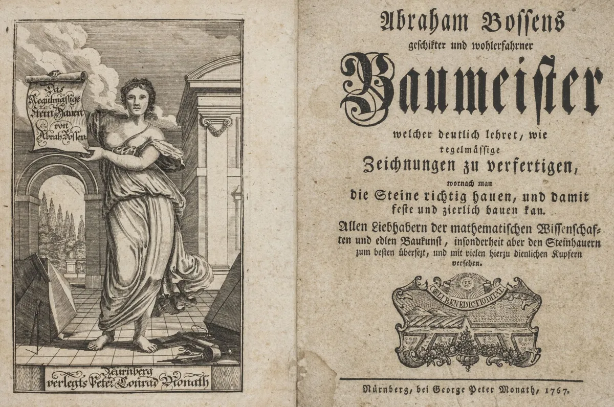 建筑 – Bosse, Abraham. Geschikter und wohlerfahrner Baumeister welcher deutlich lehret, wie regelmässige Zeichnungen zu…