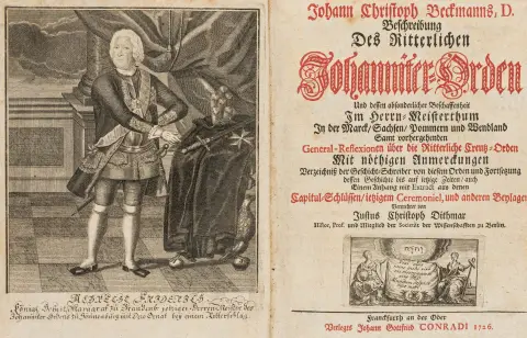 I Marken, Sachsen, Pommern og Wendland ... Forøget af Justus Christoph Dithmar. Med stukket frontispice og stukket…