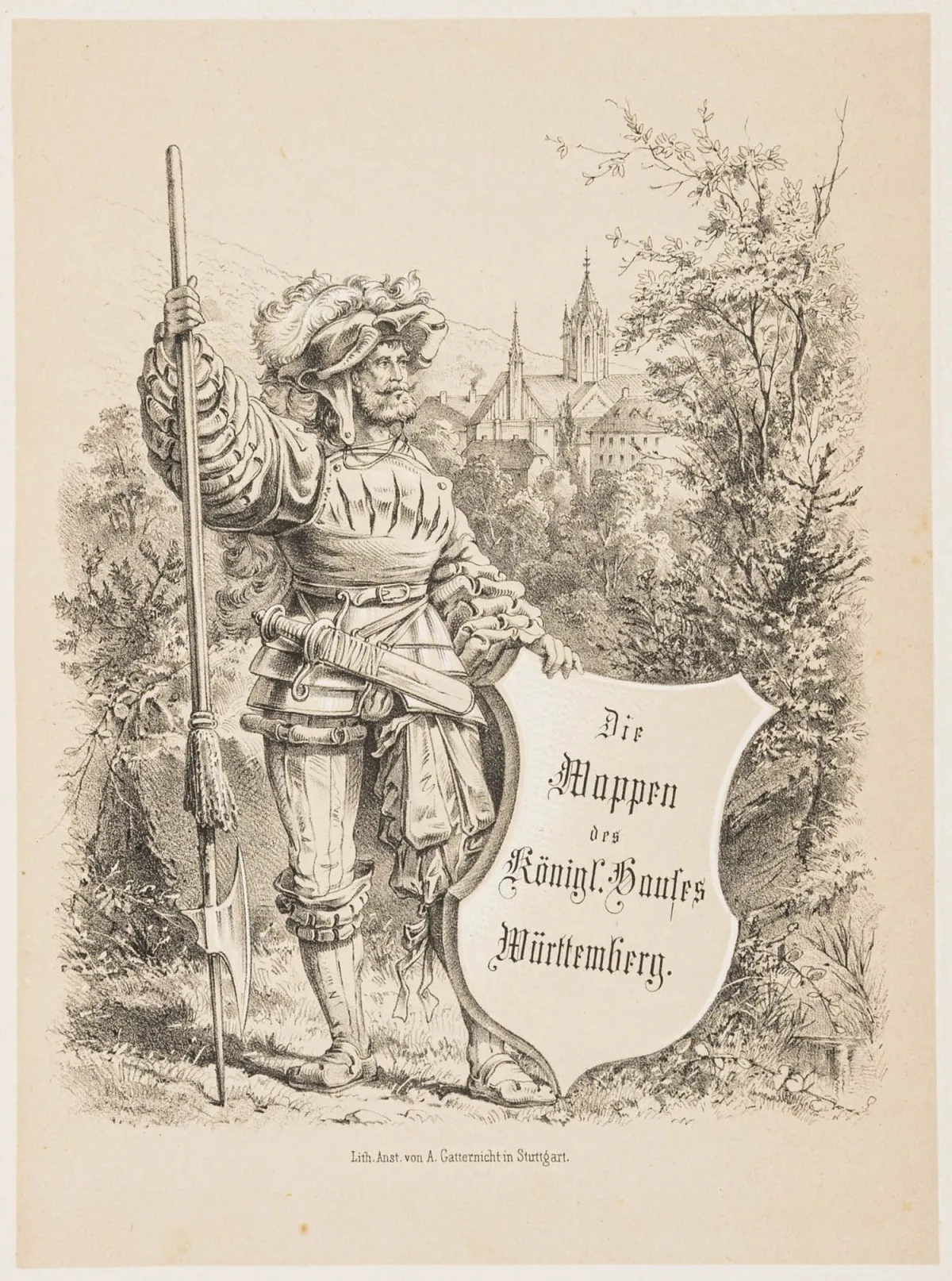 家谱学——Becke-Klüchtzner, Edmund von der。《符腾堡王国贵族》。新编纹章书，附家谱与历史概述…