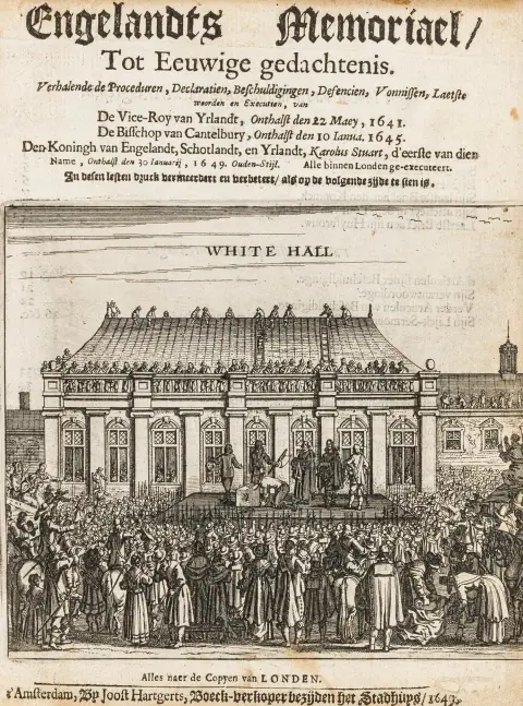 Forsvar, domme, sidste ord og henrettelser af vicekongen af Irland, halshugget 22. maj 1641. Biskoppen af Canterbury,…
