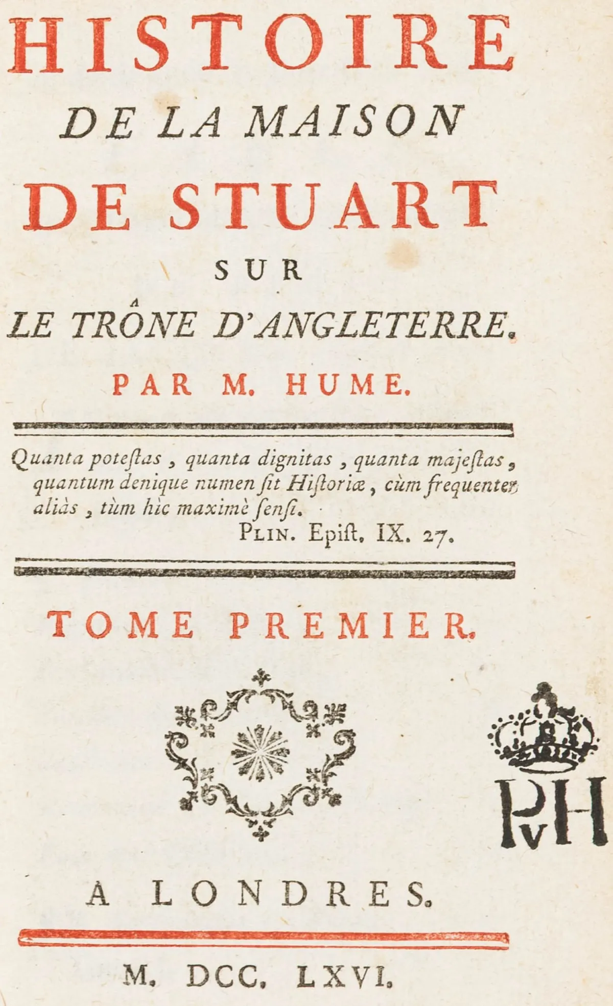 英国 – Hume, David. 英国史，包含都铎王朝。由Madame B***自英文译出…