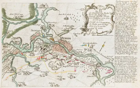 og historisk beskrevet. 4.-7. del (av 7) i 1 bind. Med 65 (av ?) foldede, for det meste kolorerte kobberplater (kart, planer,...