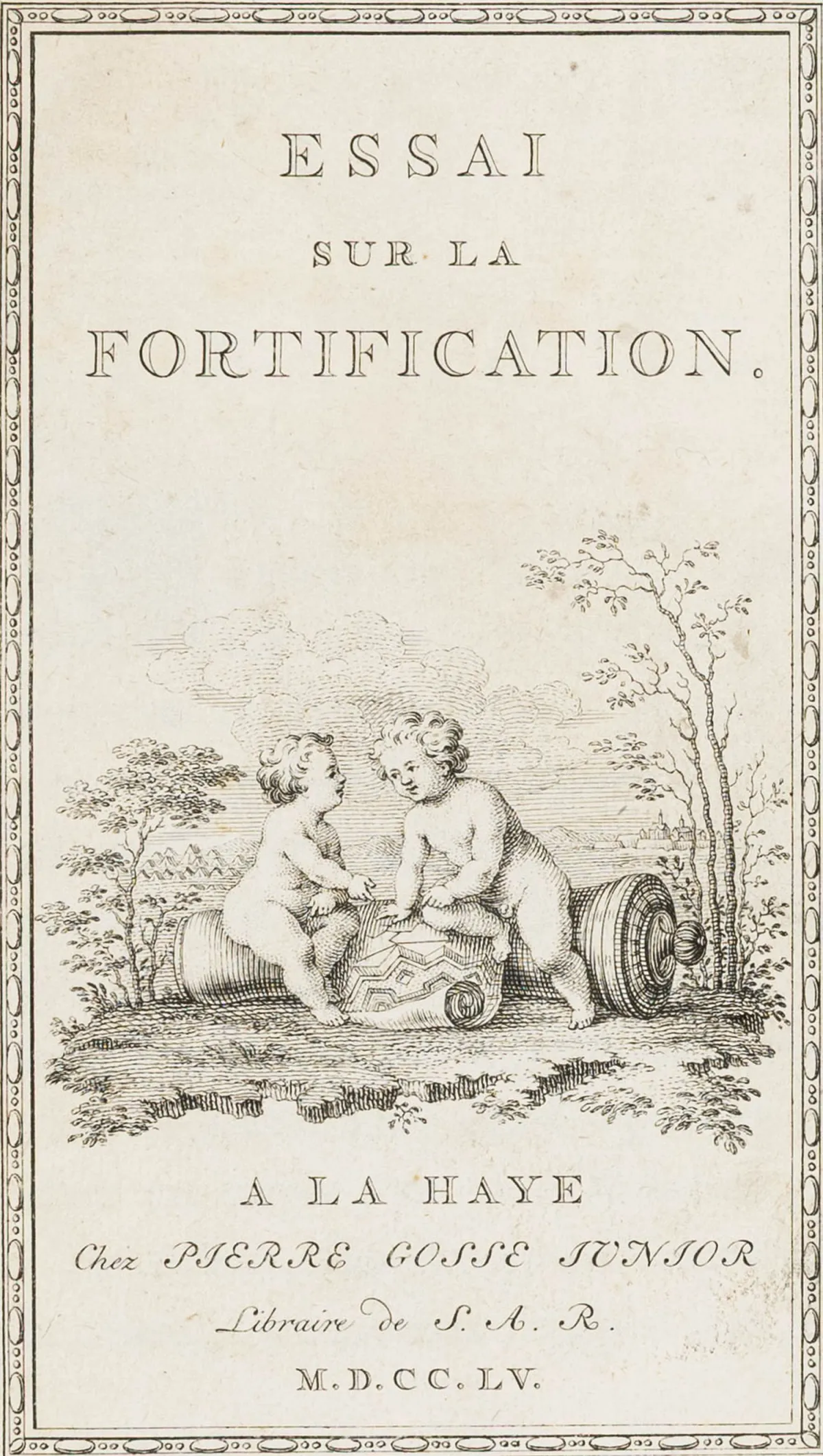 军事 - 筑城 – Horst, Tieleman van der. Essai sur la Fortification. 含铜版书名页、8幅折叠铜版画及20幅...