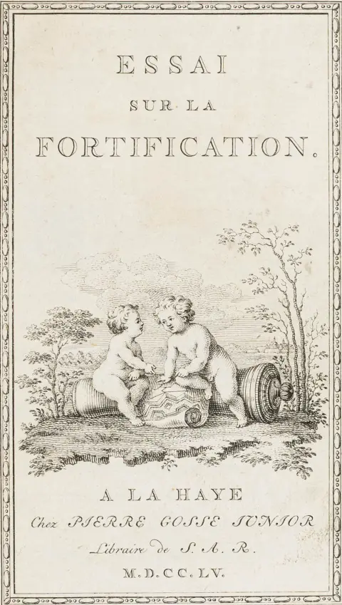 Militaria - Befæstning – Horst, Tieleman van der. Essai sur la Fortification. Med kobberstukket titelblad, 8 foldede kobberstik og 20 stukkede...