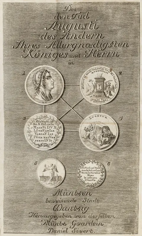Preussen – Grüttner, Samuel Franz. Tractatio iuris publici Pruthenici de Prussia nunquam et nulli tributaria. Med rødt trykt titelvinjet…