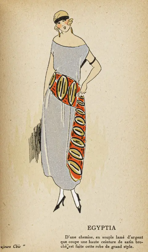 Mode – Joumard, Germaine-Paule. Toujours Chic! 80 farveplaner. Til brug for modens historie. Vinter 1921-1922. Med 80…