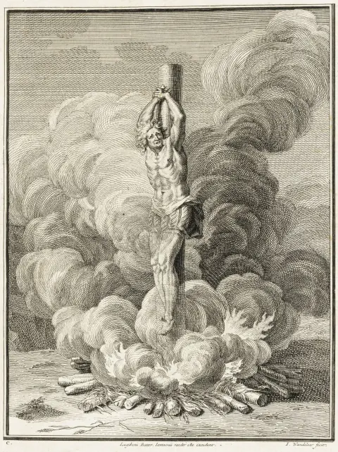 Fadermord – Ramos del Manzano, Juan Francisco. Tribonianus, Sive Errores Triboniani de Poena Parricidii. Med stukket…