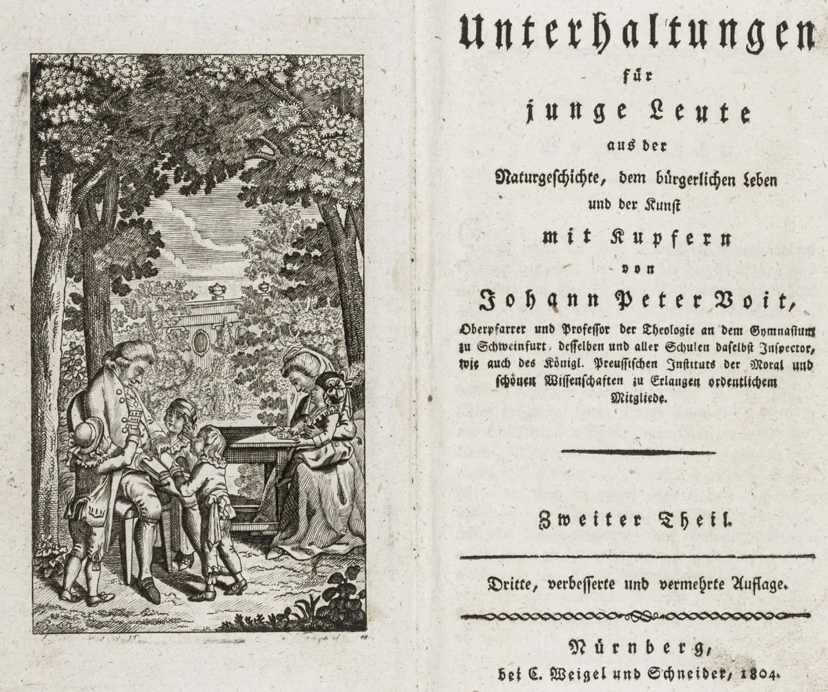 Voit, Johann Peter – 面向青年的自然史、市民生活与艺术读物。第 3 改进版…