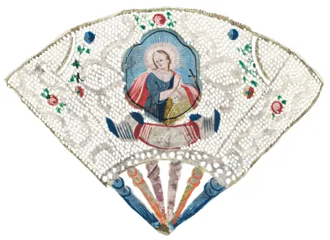 til slutningen af det 19. århundrede. 7 x 7 cm til 25,5 x 20 cm. Indeholder: dobbeltblad i kvarto med bred, floral broderet kant, tekstfeltet på…