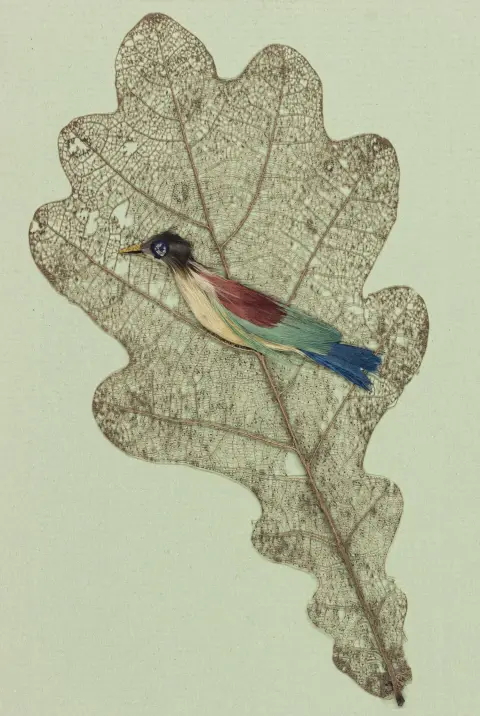 Kromolitograferede oblat siddende. Bærepapirer 2. halvdel af 20. århundrede. Ca. 14 x 9,5 cm. Indbydende, rent udførte arbejder,…