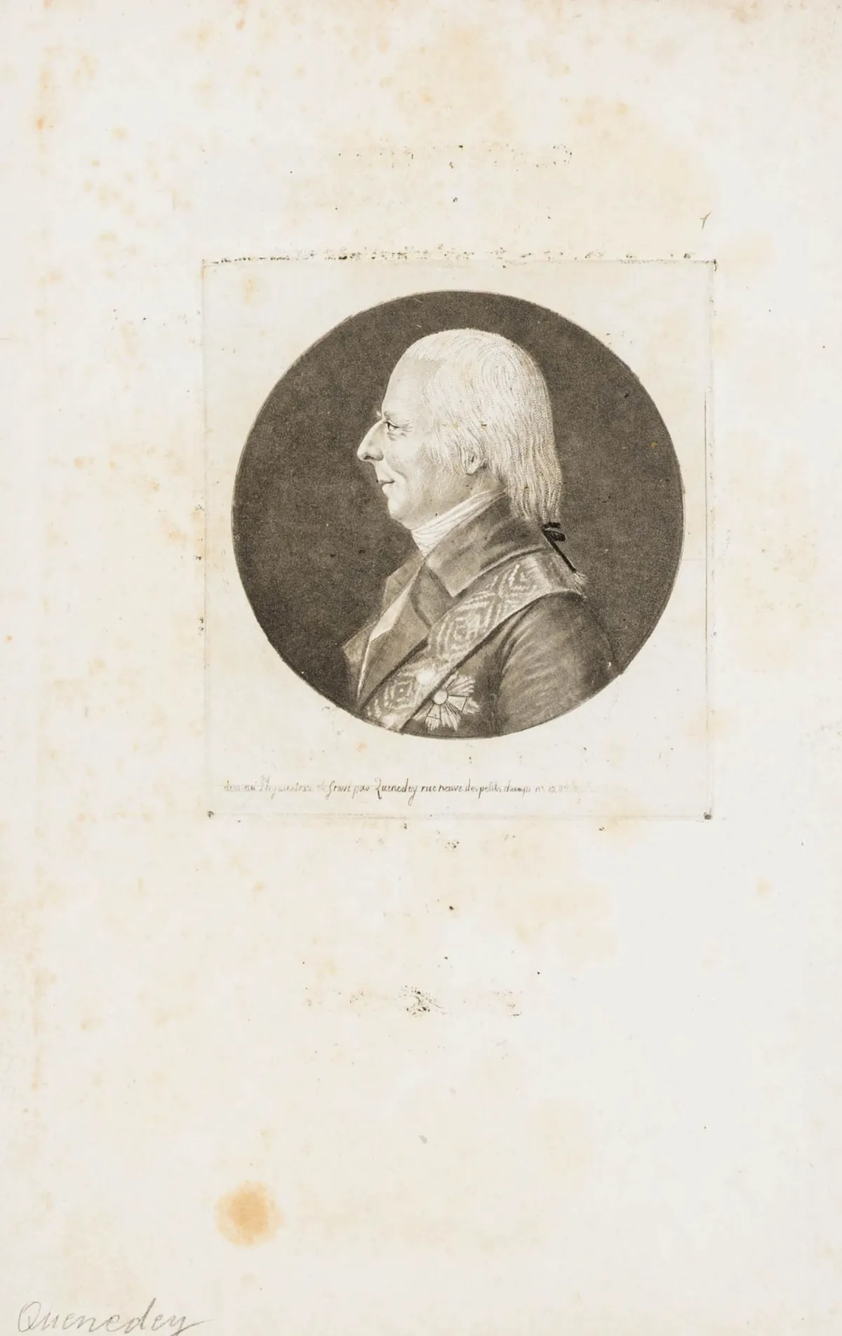 Physionotraces – Béthune-Hesdigneul, Eugène Francois Léon. Oeuvres mêlées. Ornées de portraits en taille-douce, divisées en Passe-tems…