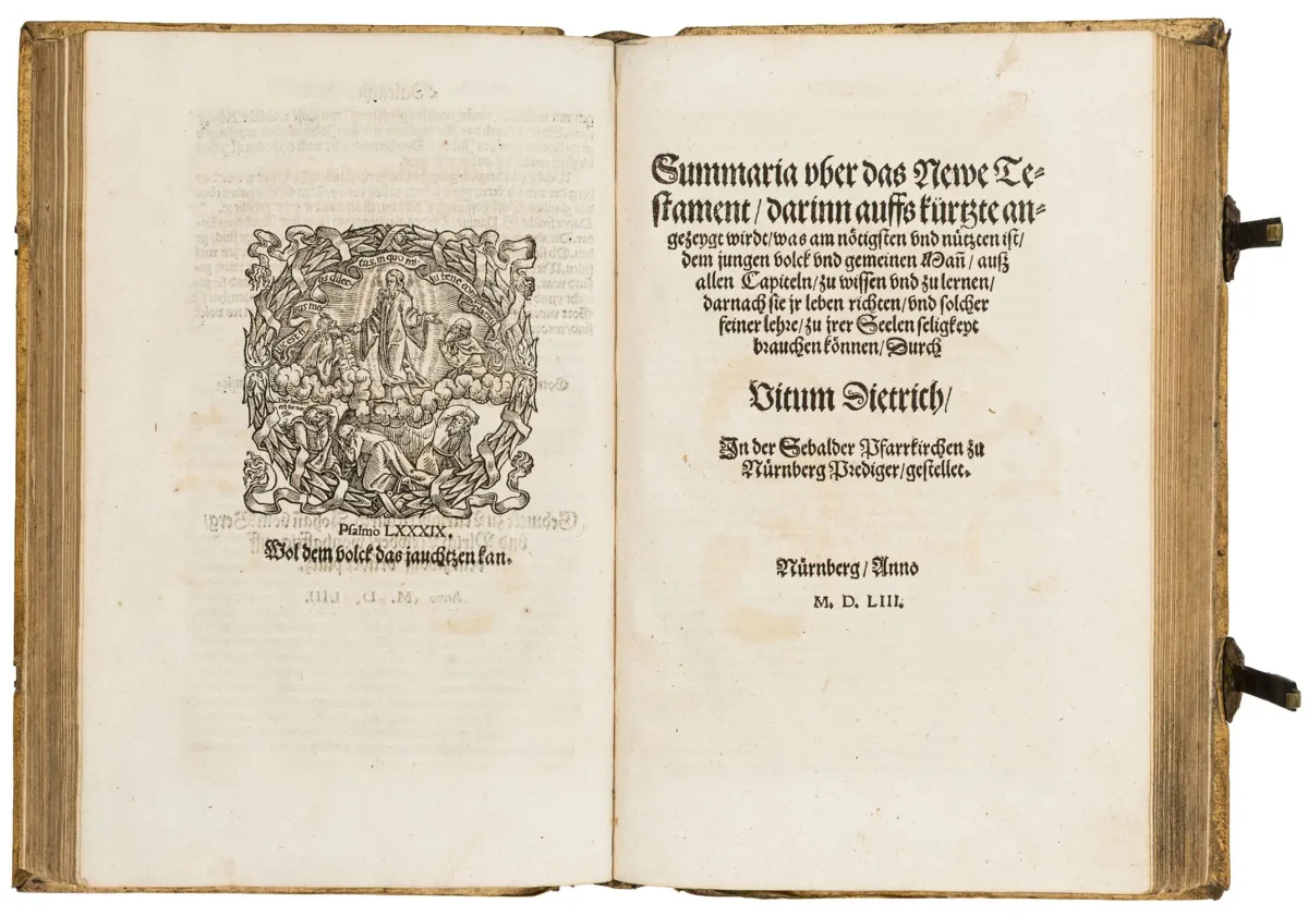 Dietrich, Veit – Summaria uber die gantze Bibel, das Alte vnnd Newe Testament
