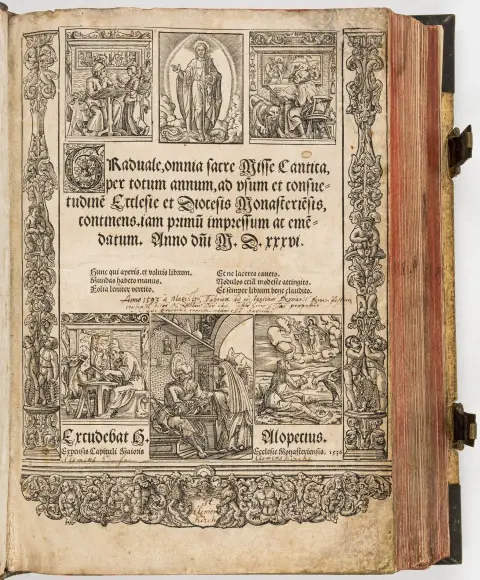 Graduale Monasteriense – - Graduale, omnia sacre Misse Cantica, per totum annum ad usum omnia sacre Misse Cantica, per totum annum ad usum…