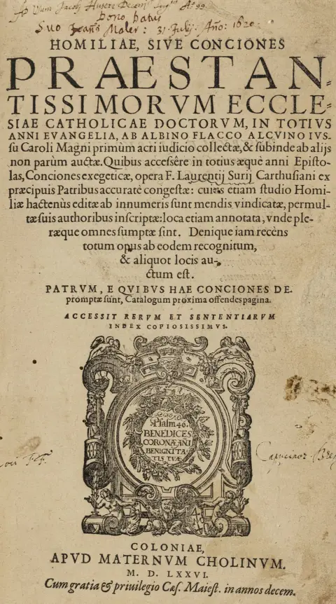 पॉलस डायाकोनस – Homiliae, sive conciones praestantissimorum ecclesiae catholicae doctorum in totius anni evangelia... Accessit rerum et…
