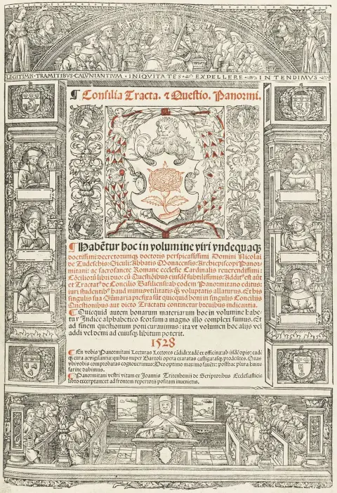 Tudeschis, Nicolaus de – Consilia Tractatus et Questiones Panormitani. Habentur hoc in volumine ... Conciliorum ligri duo: cum…
